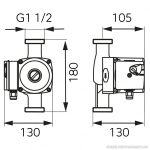 25-40 180 ivóvizes keringető szivattyú alkatrész