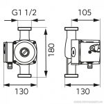 25-60 180 ivóvizes keringető szivattyú alkatrész