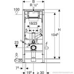 Geberit Duofix Sigma csatlakozócsonkkal szagelszíváshoz  111.367.00.5