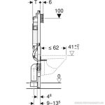 Geberit Duofix Sigma csatlakozócsonkkal szagelszíváshoz  111.367.00.5