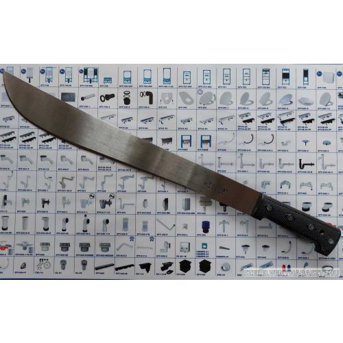 Bozótvágó kés (machete) teljes/penge hossz: 575/450 mm nyél: műanyag