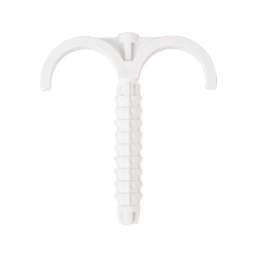 Cső leszorító kampó DUPLA rövid th: 78mm dűbel: 55mm