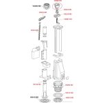 Öblítőszelep kettős gombbal