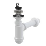 Mosdószifon DN40 rozsdamentes leeresztővel DN63