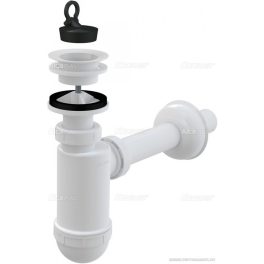 Mosdószifon DN32 műanyag leeresztővel DN63