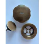 Automata kádszifon készlet, bronz-antic