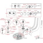 Automata kádszifon készlet, bronz-antic