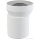WC csatlakozó – excentrikus toldócső 158 mm