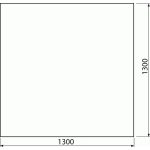 Vízszigetelő fólia 1300×1300 mm