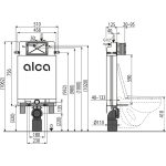 Alcamodul - Falsík alatti szerelési rendszer ECOLOGY befalazáshoz