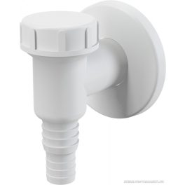 Külső mosógép szifon, fehér