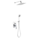 ALGEO SQUARE falsík alatti zuhanyrendszer szett