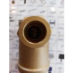 BRH iszapleválasztó 22mm csatlakozás vízszintes leeresztőcsappal  (RÉZ, pmax=10bar!)