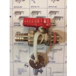 BRH kazántöltő csap 1/2" ellenanyás típus nikkelezett