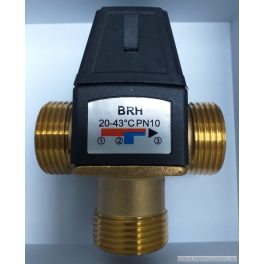   BRH 2utú/3járatú 3/4”KM keverőszelep 20-43°C Padlófűtés 65m2-ig, KVs=2.0
