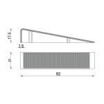 Burkolat szintező ék