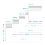 Intuis Tactic elektromos fűtőpanel - 1500W (E175115)