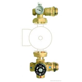 Szabályzó szett padlófűtésre 1"