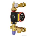 Padló és felületfűtés szabályzó szett keringetőszivattyúval