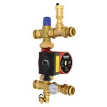 Padló és felületfűtés szabályzó szett keringetőszivattyúval