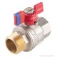 Ferro F-Power golyóscsap pillangókarral, 1/2" KB
