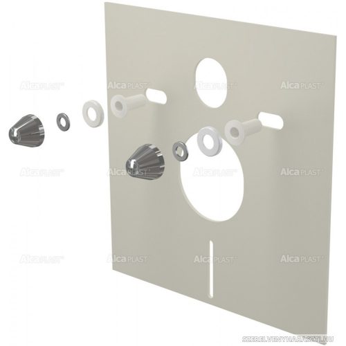 Zajcsökkentő lemez függeszthető WC-hez és bidéhez tartozékokkal és fedéllel (króm)