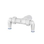 T bekötő mosógéphez dupla csonk Ø40/32 