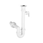 Csőszifon leeresztőszeleppel Ø32 mm-es elfolyással