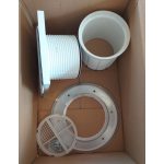 Szuezszifon 1 ágú, szigetelhető (lapos) 