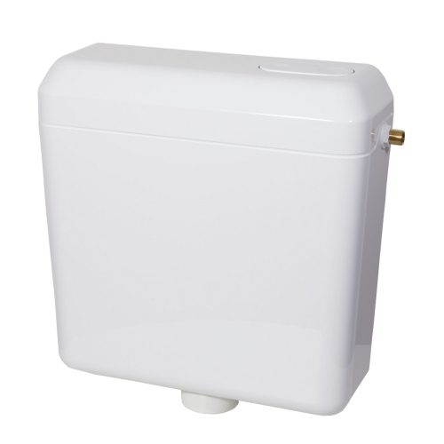 AQUA Start-Stop gombos WC tartály 3/8"-os réz menetes töltőszeleppel