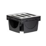 T idom kültéri folyókához, horganyzott ráccsal, lapos