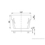 Folyóka végzáró elem