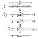 Styron zuhanyfolyóka 600-as Harmoni (Harmony) ráccsal