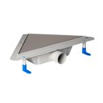 Styron sarok zuhanyfolyóka Klasszik matt ráccsal