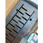 Styron fekete zuhanyfolyóka 800-as Medium fekete ráccsal