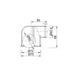 Kettős (golyós) bűzzár, padlószifonokhoz