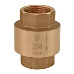 Visszacsapó szelep műanyag tányérral 1", BB 